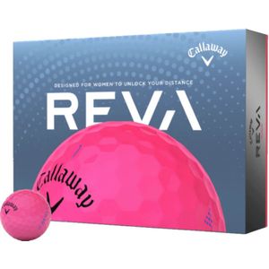 Callaway Reva Ladies Golfballen 2024 - Roze - 12 Stuks