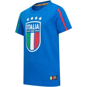 Italiaans Elftal - Big Logo - T-shirt - Blauw - Officiële Merchandise