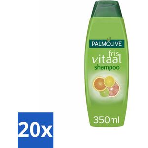 Palmolive Shampoo Fris Vitaal 350 ml - Bulkverpakking - 20 stuks