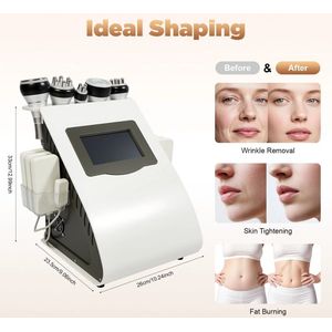 Multifunctioneel Huidverzorgingsapparaat – Lichaamsbehandelingsapparaat – Gezichtsverzorging – Radiofrequentie – Ultrasoon – 7-Inch Touchscreen – Roestvrij Staal