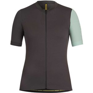 Mavic Essential Korte Mouw Wielertrui Grijs L Vrouw