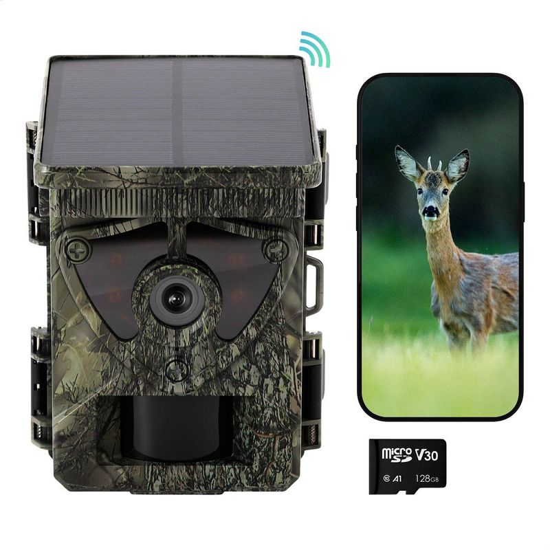 Siltcon - Wildcamera - 8K Ultra HD - Nachtzicht - 5200 mAh batterij - 2025 model