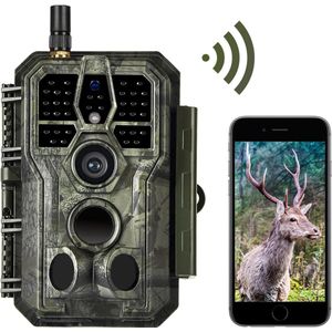 Wildcamera - Bewegingssensor camera - Nachtzicht - Dieren spotten - Boscamera - Buiten camera - Wildlife observeren - Beveiligingscamera natuur - Jachtcamera - Onopvallende camera - Buitenobservatie - Natuurfotografie - Dierensporen vastleggen - Time