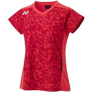 Yonex 20750EX dames tennis badminton cap sleeve shirt - rood - maat S