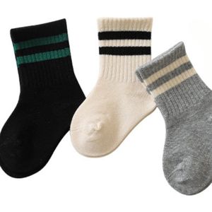 paar babysokjes van puur katoen, geschikt voor pasgeborenen van 2-4 maanden | Naadloze antislipsokken | Sokken voor jongens, meisjes en kinderen