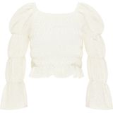 Mymo - Overhemd - Wit - Lange Mouwen