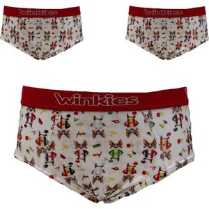 Embrator jongens Onderbroeken 3-stuks overall print maat 164