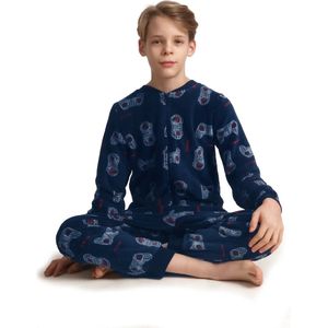 Outfitter velours jongens onesie - Game