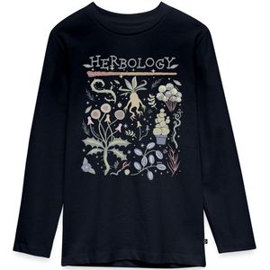Harry Potter Herbology Botanisch Kruiden Ontwerp Premium T-Shirt Tiener Met Lange Mouwen