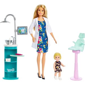 Barbie Careers Tandarts Speelset - Barbie Pop met Accessoires