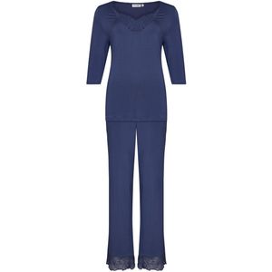 Pastunette Premium Pyjama Midnight - Blauw - EcoVero Viscose - Maat 36