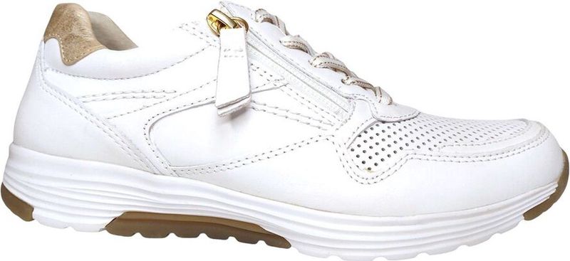 Gabor Rollingsoft Sneaker 66.978.51 Wit Glad Leer