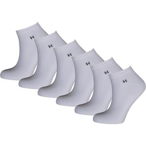 Hilla Collections - Bamboo Sneakersock - 36/40 - White