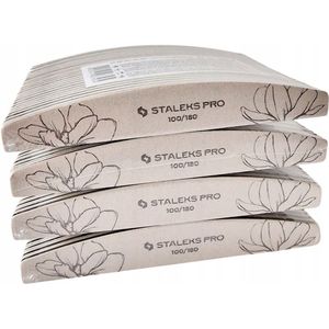 Staleks Nagelvijlen Halve Maan 100/180 Grits - 100 Stuks