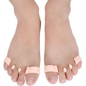 Scoby - Tenenspreider - Teencorrector - Pijnlijke Tenen - Correctie - Hamertenen & Hallux Valgus - Siliconen Gel - 2 stuks