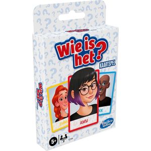 Hasbro Gaming Wie Is Het? Kaartspel - Raden wie het is met dit leuke kaartspel voor 2 spelers vanaf 5 jaar