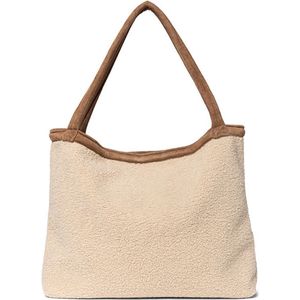 Studio Noos - Ecru Lammy Teddy Mom Bag