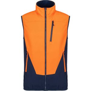 Heren softshell vest loep uristo: winddicht & ademend