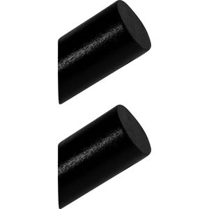 QUVIO Kapstok - Set van 2 - Kledinghangers - Wandkapstok - Wand haakje - Kapstokken - Ophanghaakjes - Muurhaakjes - Ophangsysteem - Zwart - Diameter 3 cm