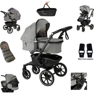 Kettler - Kinderwagen Complete - incl adapter voor maxi cosi - incl. voetenzak - incl. zonnescherm - incl. regenhoes