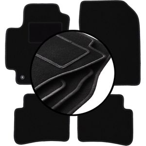 Complete set veloursmatten voor: Kia Rio IV hatchback (2017-)