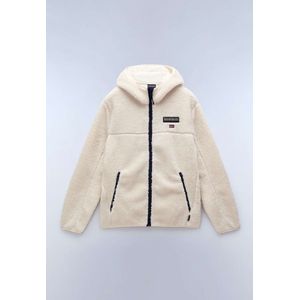 Napapijri - T-Tynik Full Zip Hoodie - Beige - Fleece Hoodie
