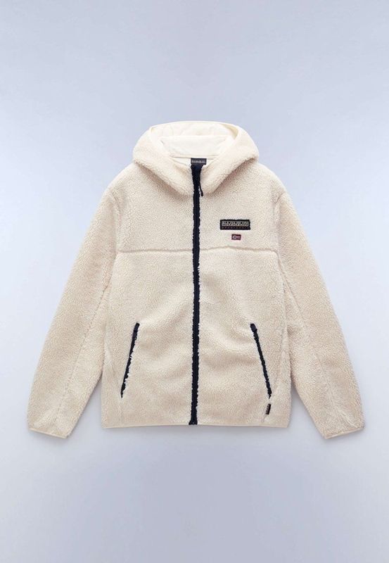 Napapijri - T-Tynik Full Zip Hoodie - Beige - Fleece Hoodie