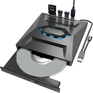 Externe DVD Speler Voor Laptop - CD Brander - Plug & Play