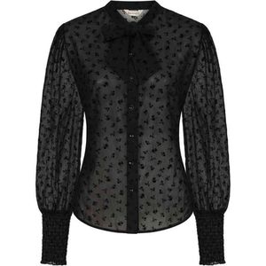 Blouse dames - Banned Retro - Zwart
