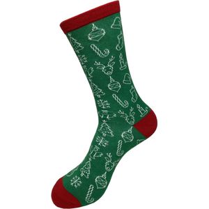 Robin Ruth Kerstsokken mannen maat 41-46 - Kerst - Sokken - Groen