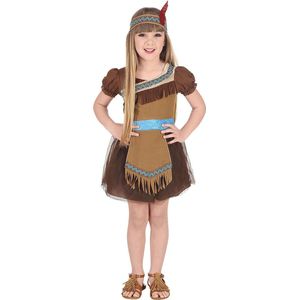 WIDMANN - Elegant indianen kostuum voor meisjes - 116 (4-5 jaar)