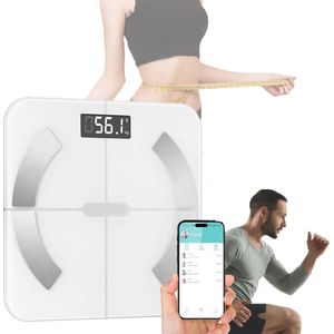 DailySupplies® Personenweegschaal - Weegschaal - Digitaal - Wit