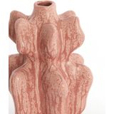 Light - Living Vaas Nara - Keramiek - Rood/Roze - 24 cm hoog