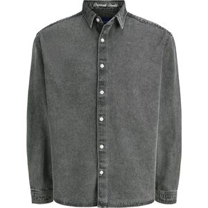 Jack & Jones Heren Overhemd JORNORREBRO DENIM SHIRT bequem Grijs M Volwassenen