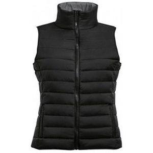 SOLS Vrouwen/dames Golfkussen Gewatteerde Waterafstotende Bodywarmer/Gilet (Zwart)