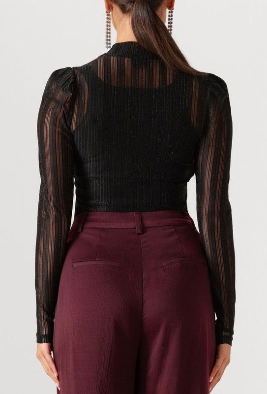 Aaiko - Top Ivona Mesh - Zwart - Dames