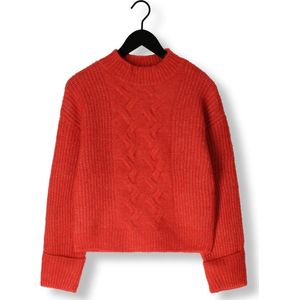 MSCH Copenhagen Mschchastine Peggy M Pullover Truien & vesten Dames - Sweater - Hoodie - Vest- Rood - Maat L/XL