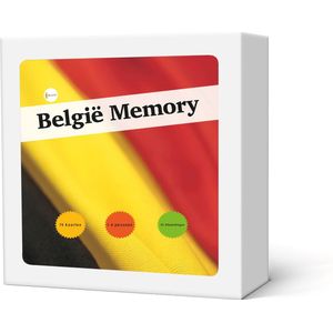 Memo Geheugenspel België - Kaartspel 70 kaarten - gedrukt op karton - educatief spel - geheugenspel