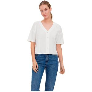 Vero Moda Jesmilo 2/4 Overhemd Met Korte Mouwen Wit XS Vrouw