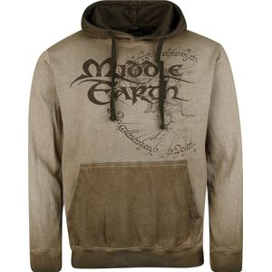 The Lord Of The Rings Middle Earth Heren Trui met capuchon - lichtgroen - S