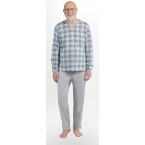 Martel Roman - pyjama grijs/groen-100% katoen 3XL