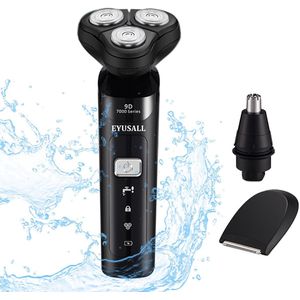 4-in-1 Scheerapparaat - Elektrisch Voor Heren - Met Trimmer - Nat en droog - Mannen Geschenk