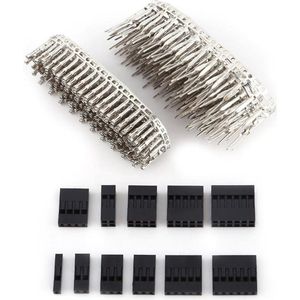 620pcs 2.54mm Connector Box Male-Female Jumper Kit with Storage Case"" .