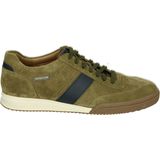 Mephisto - ELYO VELSPORT - Casual Schoenen - Groen - Leer/Suède - Rubber Zool