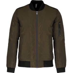 Jas Heren M Kariban Lange mouw Deep khaki 100% Polyester