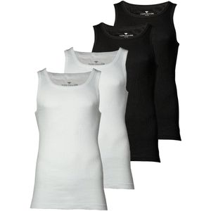 Tom Tailor - Onderhemd - Mouwloos - 4-pack