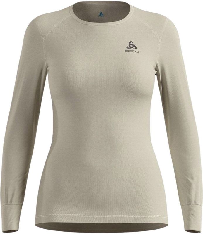 Odlo - Active Warm Eco - Thermoshirt - Licht Grijs - Lange Mouwen