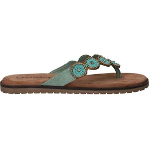 Lazamani Slippers - Dames - Groen - Maat:36