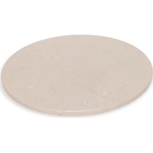 Marmer - dienblad - beige marmer - Ø30cm - rond marmer dienblad - vierkant marmer dienblad - decoratie schaal - tapasplank - serveerplank
