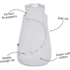 Snuz Snuzpouch Baby Slaapzak White Spot 1.0 TOG - 0-6 mnd